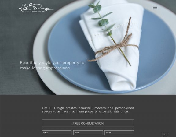 LIfe Bi Design website created by 8WEB