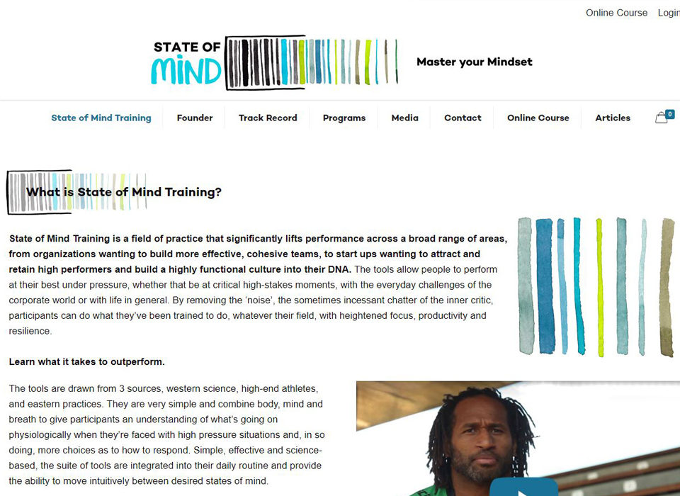 state of mind sydney mind training website by 8web